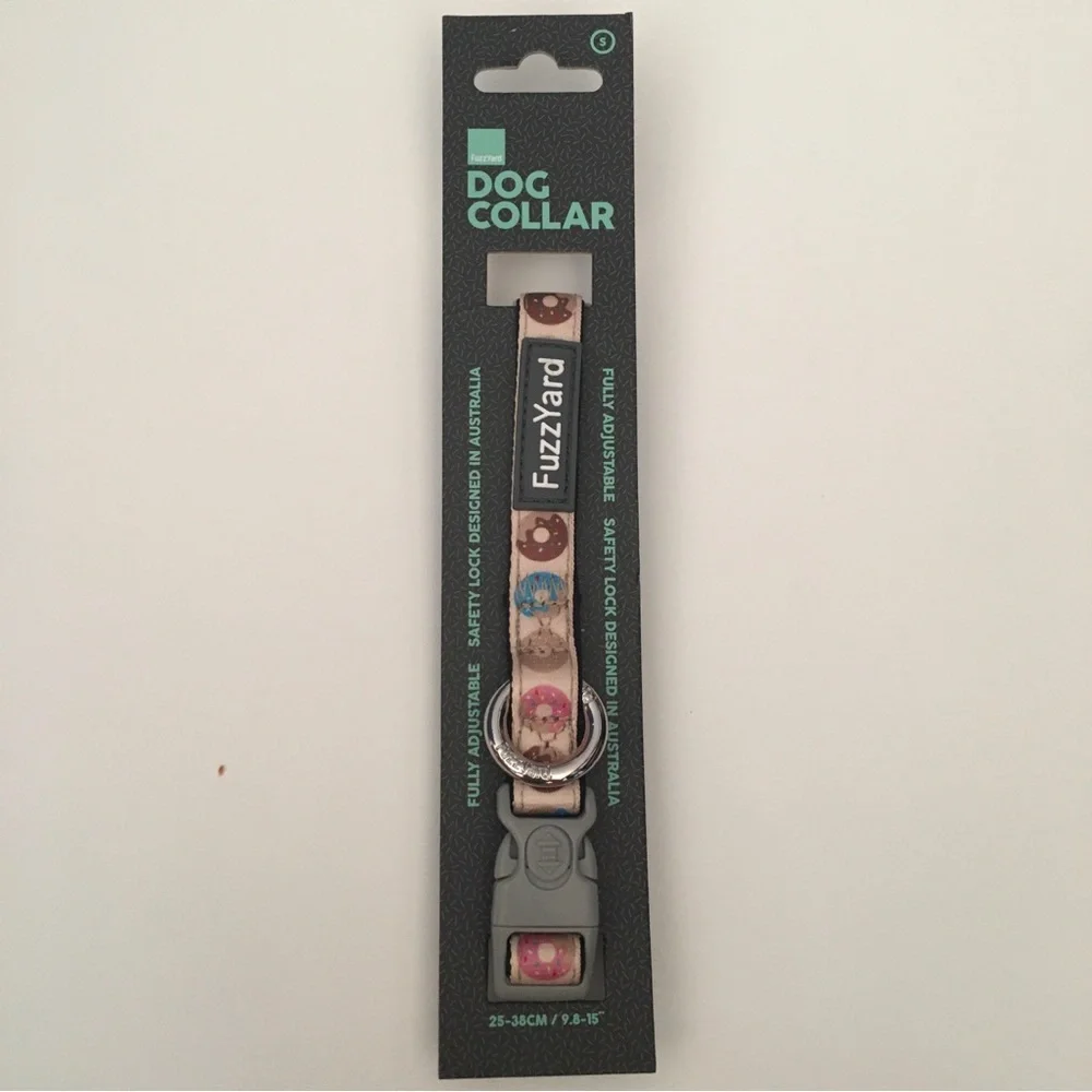 NEW (S) Dog Collar Donuts Theme for Small Pets FuzzYard
